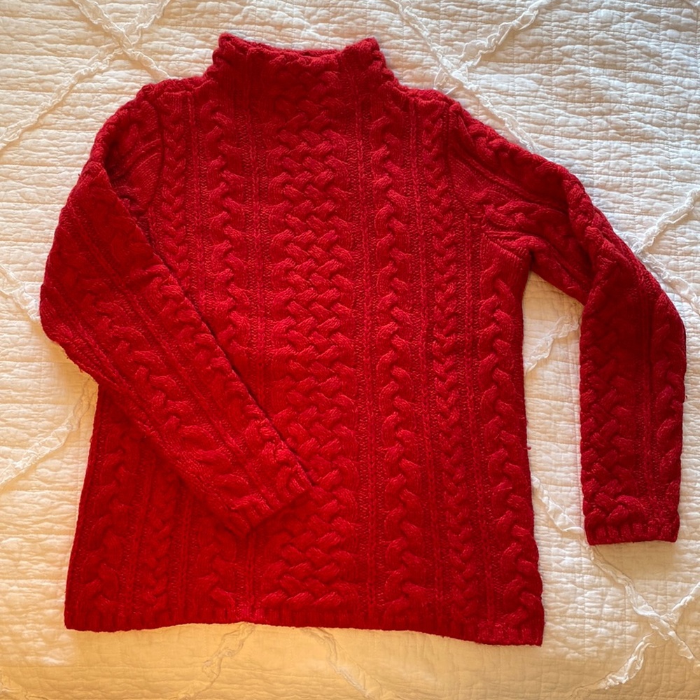 Women’s Lands’End High Neck Sweater